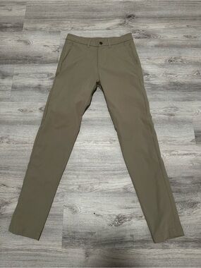 Lululemon ABC Commission Pant Slim Warpstreme Tan 28x31 Men’s Business Casual